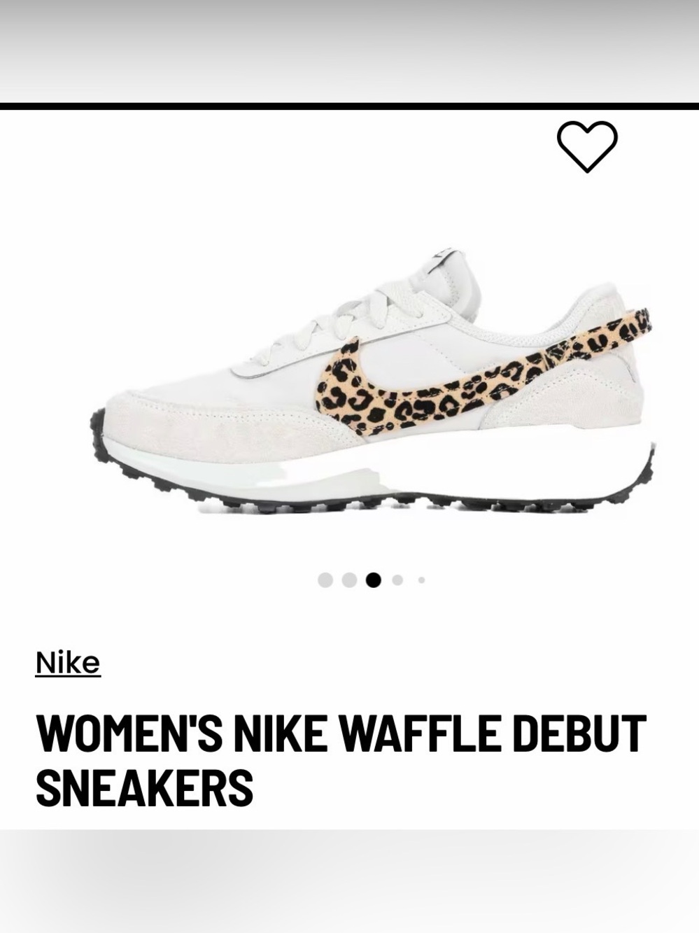WOMEN'S NIKE WAFFLE DEBUT SNEAKERS -New without tags SIZE 10.5